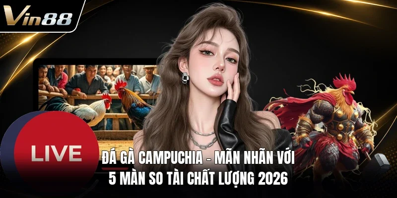 Đá Gà Campuchia - Mãn Nhãn Với 5 Màn So Tài Chất Lượng 2026